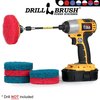 Drillbrush Drill Brush - Drill Attachment - Kitchen - Bathroom - Power Scrubber P P4-3RB-3V-5X-QC-DB